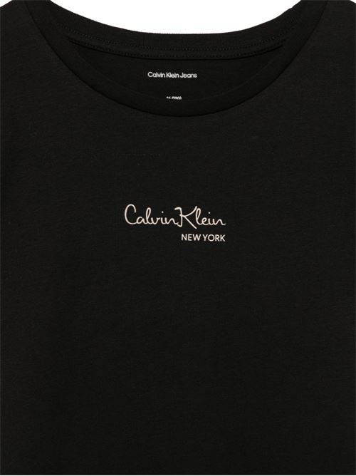 T-shirt bambina Calvin Klein nero Calvin Klein Kids | IG0IG03061BEH